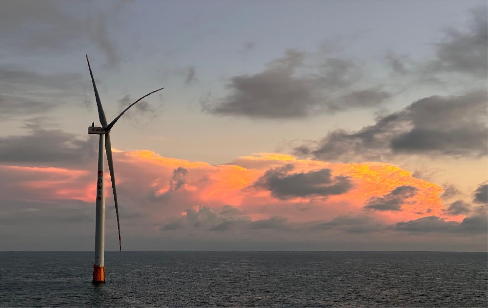 海南1200MW海上風電項目！精銦01完成首臺風機安裝